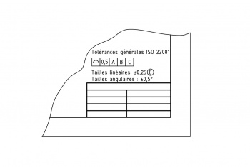 NF EN ISO 22081  Tolérances générales 